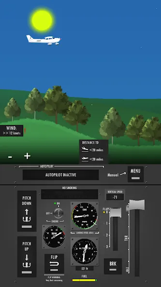 Flight Simulator 2d - sandbox  [МОД Все открыто] Screenshot 2