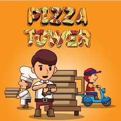 Взлом Pizza Tower: Idle Tycoon (Пицца Тауэр)  [МОД Много монет] - стабильная версия apk на Андроид