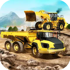 Скачать взломанную Heavy Machines & Construction  [МОД Mega Pack] - последняя версия apk на Андроид