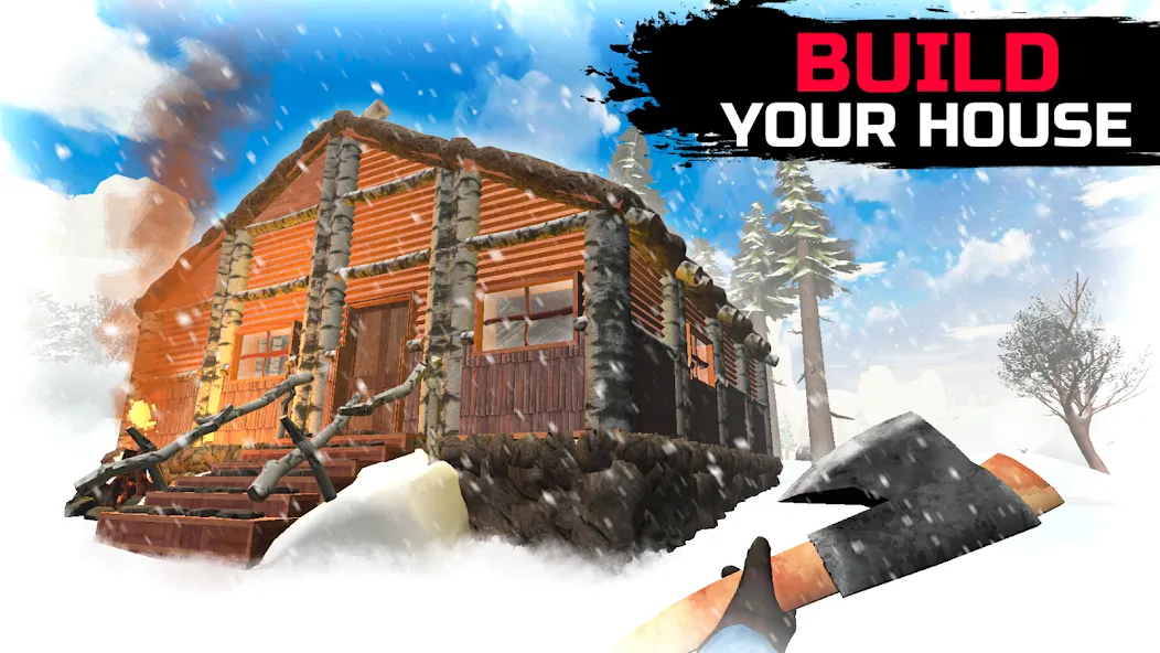 WinterCraft: Survival Forest (ВинтерКрафт)  [МОД Много монет] Screenshot 1