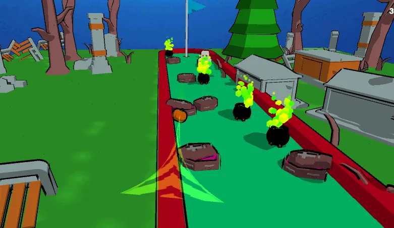 MiniGolf Madness: Halloween (МиниГольф безумие)  [МОД Все открыто] Screenshot 1