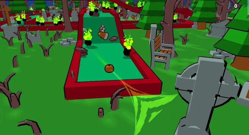 MiniGolf Madness: Halloween (МиниГольф безумие)  [МОД Все открыто] Screenshot 5