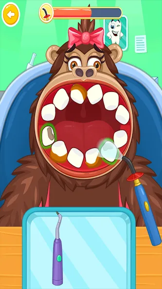 Children's doctor : dentist  [МОД Бесконечные деньги] Screenshot 4