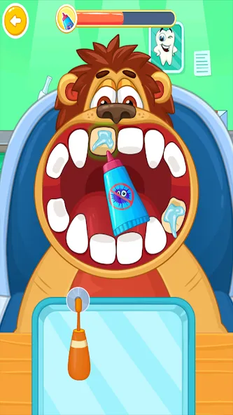 Children's doctor : dentist  [МОД Бесконечные деньги] Screenshot 5