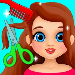 Взломанная Hair salon  [МОД Mega Pack] - полная версия apk на Андроид