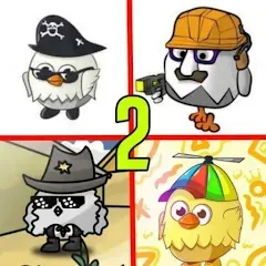 Взломанная Угадай ютубера Chicken Gun 2  [МОД Бесконечные деньги] - полная версия apk на Андроид