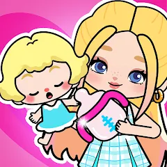 Скачать взломанную Aha World: Baby Care (Аха Ворлд)  [МОД Menu] - полная версия apk на Андроид