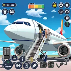 Скачать взлом Airplane Game Flight Simulator  [МОД Menu] - полная версия apk на Андроид