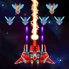 Взломанная Galaxy Attack: Shooting Game (Гэлэкси Аттак)  [МОД Меню] - стабильная версия apk на Андроид