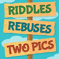 Скачать взломанную Riddles, Rebuses and Two Pics  [МОД Много денег] - полная версия apk на Андроид