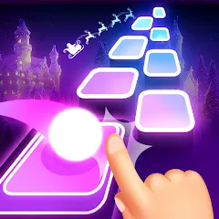 Скачать взломанную Tiles Hop: EDM Rush (Тайлс Хоп)  [МОД Меню] - полная версия apk на Андроид