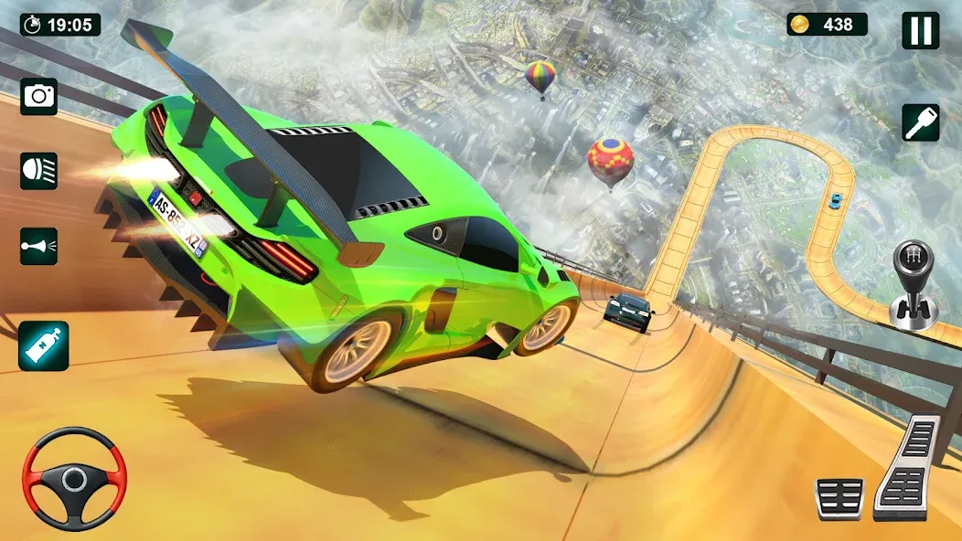 GT Car Stunt 3D: Ramp Car Game  [МОД Много денег] Screenshot 5