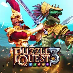 Взломанная Puzzle Quest 3 - Match 3 RPG (Пазл Квест 3)  [МОД Unlocked] - стабильная версия apk на Андроид