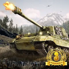 Скачать взлом Tank Warfare: PvP Battle Game (Танковое сражение)  [МОД Unlocked] - полная версия apk на Андроид