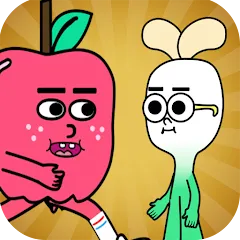 Скачать взломанную apple and onion running game (эппл энд онион раннинг гейм)  [МОД Mega Pack] - последняя версия apk на Андроид