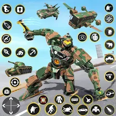 Взломанная Army Bus Robot Car Game 3d  [МОД Unlocked] - полная версия apk на Андроид