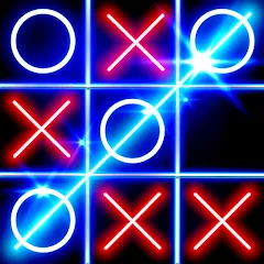 Скачать взлом Tic Tac Toe Glow: 2 Players  [МОД Unlimited Money] - стабильная версия apk на Андроид