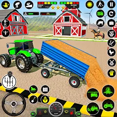 Взлом Tractor Farming: Tractor Games (Тракторное хозяйство)  [МОД Mega Pack] - последняя версия apk на Андроид