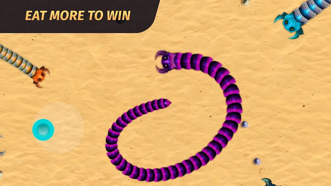 Worm.io - Gusanos Battle  [МОД Menu] Screenshot 3