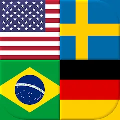 Скачать взлом Flags of All World Countries  [МОД Unlimited Money] - полная версия apk на Андроид