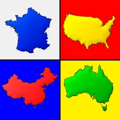 Взлом Maps of All Countries Geo-Quiz  [МОД Все открыто] - стабильная версия apk на Андроид