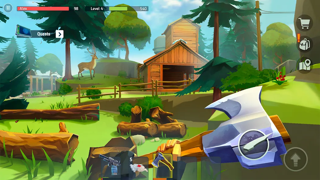 TEGRA: Zombie survival island (Тегра)  [МОД Бесконечные деньги] Screenshot 1