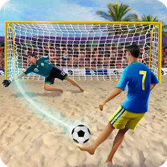 Взлом Shoot Goal - Beach Soccer Game (Шут)  [МОД Меню] - последняя версия apk на Андроид