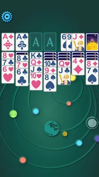 Solitaire Space™ (Солярис Спейс)  [МОД Много монет] Screenshot 4