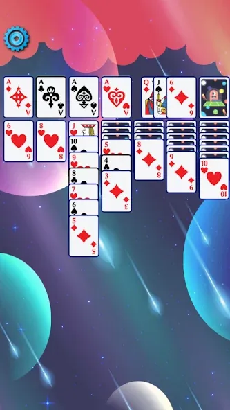 Solitaire Space™ (Солярис Спейс)  [МОД Много монет] Screenshot 5