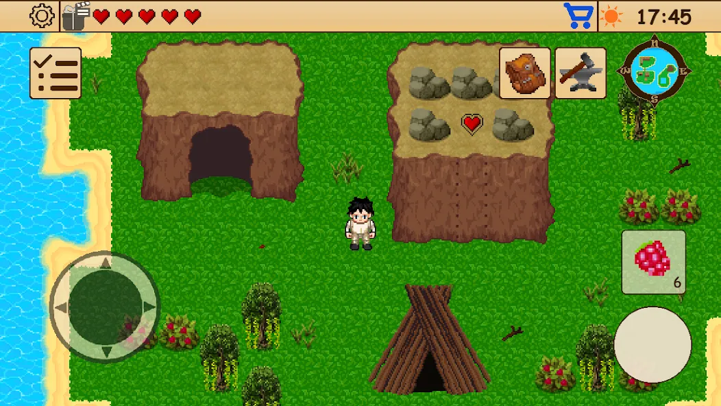 Survival RPG 1: Island Escape (Сурвивал РПГ 1)  [МОД Unlocked] Screenshot 3
