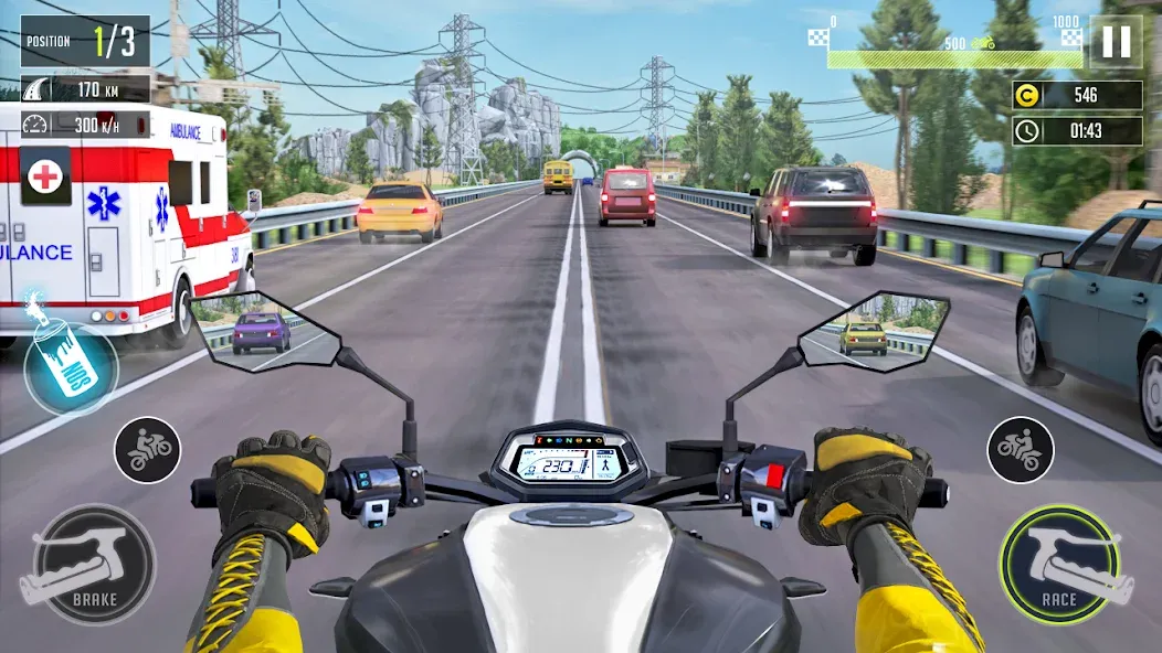 3d Bike Racing Bike Race Games  [МОД Меню] Screenshot 1