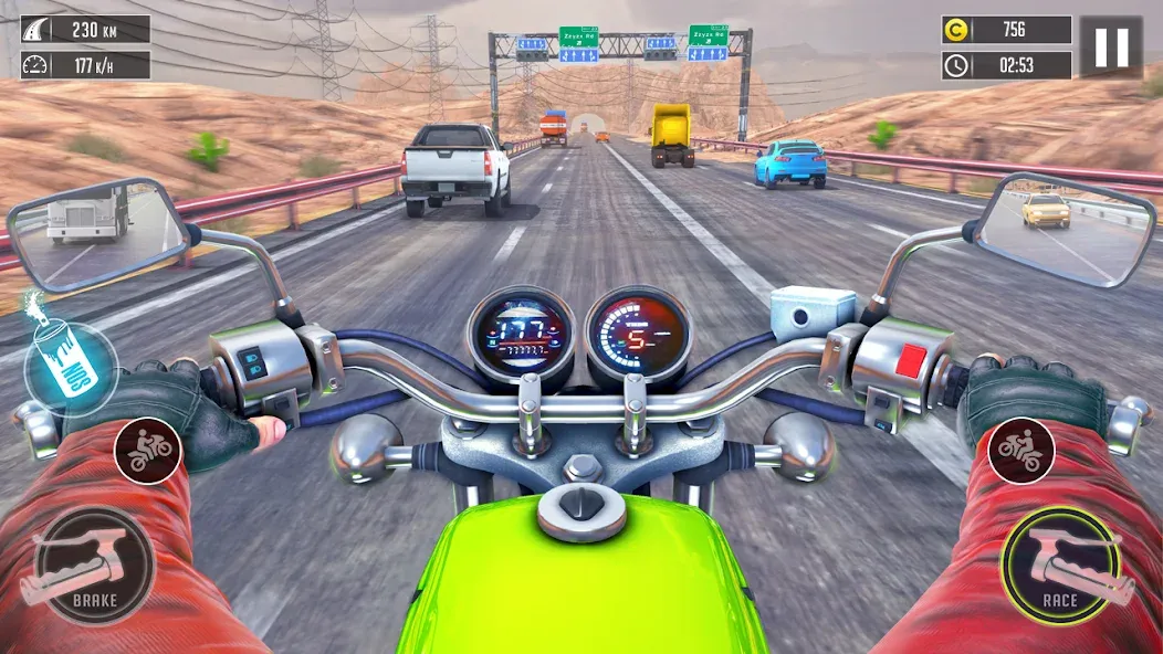 3d Bike Racing Bike Race Games  [МОД Меню] Screenshot 3