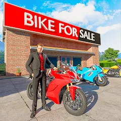 Скачать взломанную Motorcycle Dealer Bike Games  [МОД Unlimited Money] - стабильная версия apk на Андроид