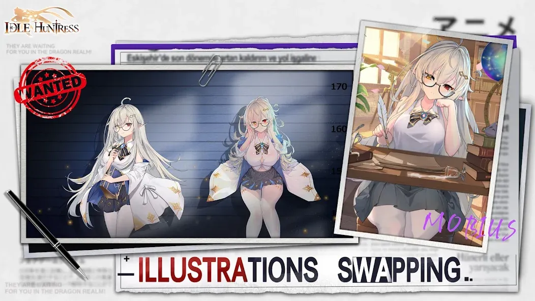 Idle Huntress: Girl's Land EU (Айдл Хантресс)  [МОД Unlimited Money] Screenshot 2