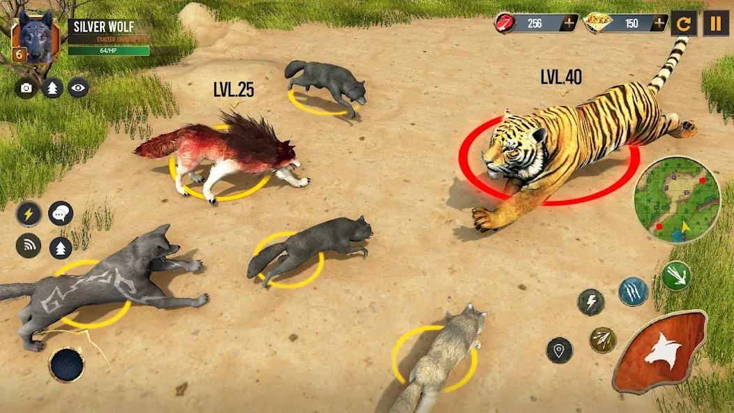 Wild Wolf Simulator Wolf Games  [МОД Много денег] Screenshot 4