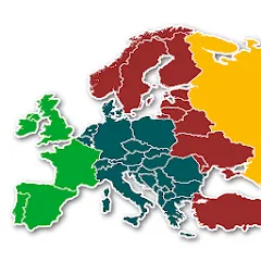 Взломанная Europe Map Quiz - European Cou  [МОД Много монет] - последняя версия apk на Андроид