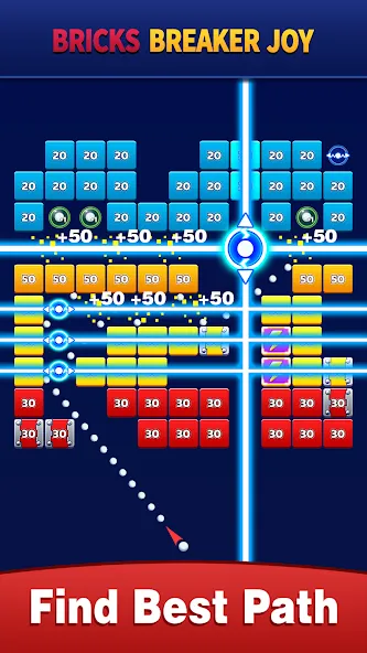 Bricks Breaker Joy (Брикс Брейкер Джой)  [МОД Unlocked] Screenshot 4