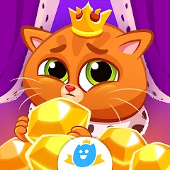 Скачать взлом Bubbu Jewels - Merge Puzzle (Буббу Джуэлс)  [МОД Mega Pack] - последняя версия apk на Андроид