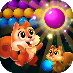 Скачать взломанную Bubble Shooter Rescue (Бабл Шутер Рескью)  [МОД Mega Pack] - полная версия apk на Андроид