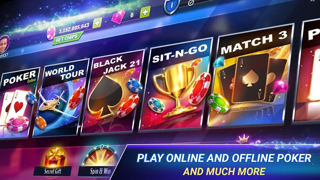Poker Zmist - Offline & Online (Покер Змст)  [МОД Mega Pack] Screenshot 2
