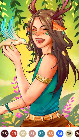 Color.Me: Coloring Puzzle  [МОД Бесконечные деньги] Screenshot 1