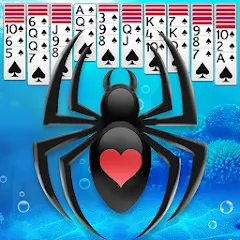 Взломанная Spider Solitaire  [МОД Бесконечные деньги] - полная версия apk на Андроид