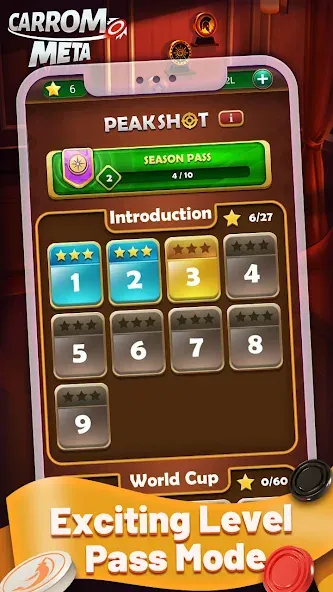 Carrom Meta-Board Disc Game (Карром Мета)  [МОД Menu] Screenshot 5