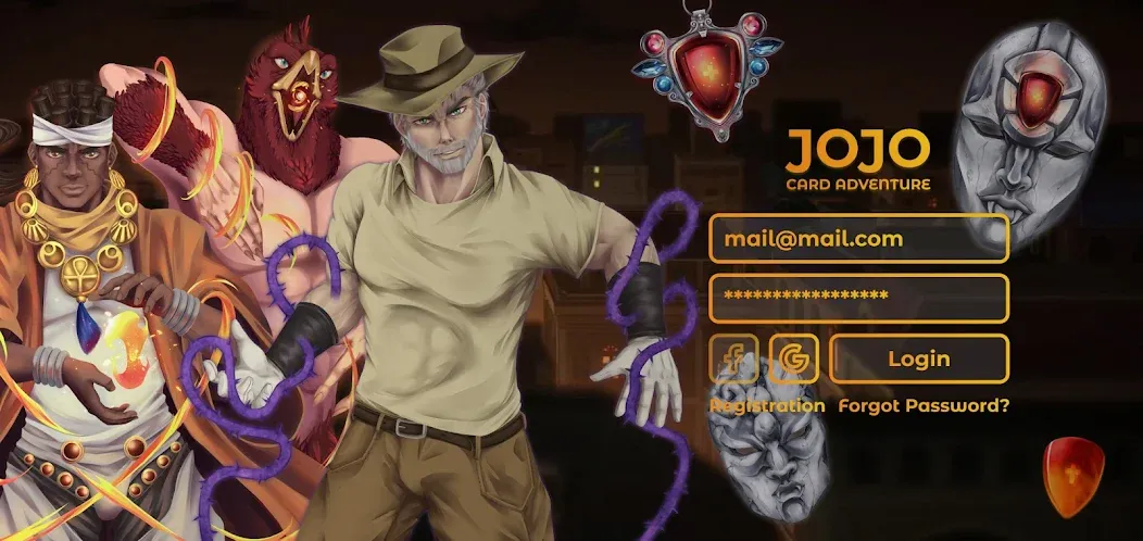 JOJO: Card Adventure－TCG & CCG (Джоджо)  [МОД Menu] Screenshot 2