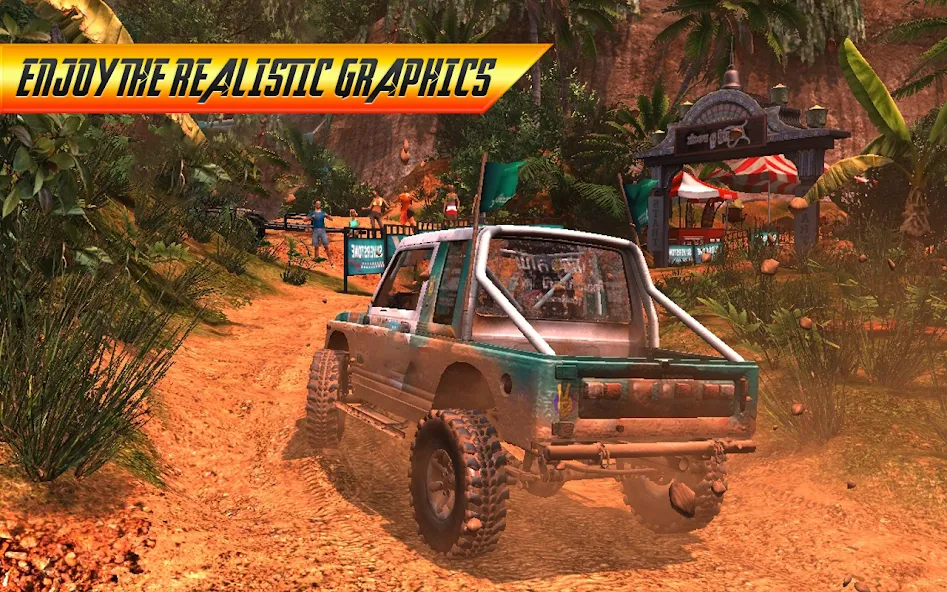 Offroad Jeep Driving Simulator  [МОД Mega Pack] Screenshot 4