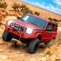 Взломанная Off Road Jeep Drive Simulator  [МОД Все открыто] - полная версия apk на Андроид