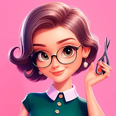 Скачать взломанную Beauty Tycoon: Hair Salon Game (Бьюти Тайкун)  [МОД Много денег] - последняя версия apk на Андроид
