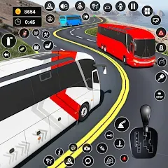 Взлом Coach Bus Simulator: Bus Games (Коуч Бас Симулятор)  [МОД Mega Pack] - стабильная версия apk на Андроид