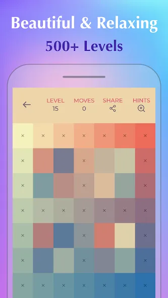 Color Puzzle:Offline Hue Games  [МОД Unlimited Money] Screenshot 1