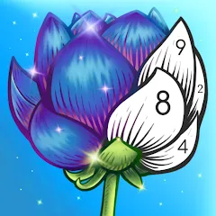 Скачать взлом Color Swipe Coloring Book game  [МОД Много монет] - последняя версия apk на Андроид